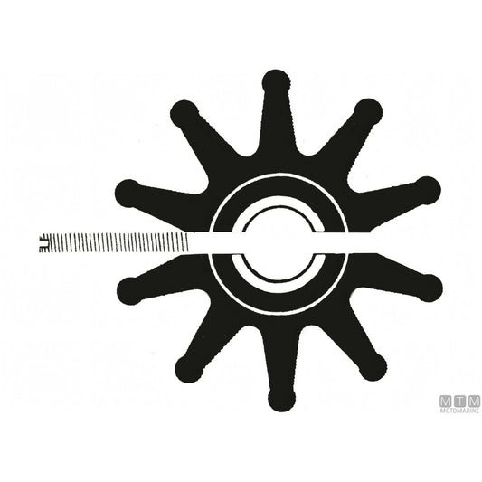 Girante Jabsco 51mm in neoprene — Rif. 18653-0001