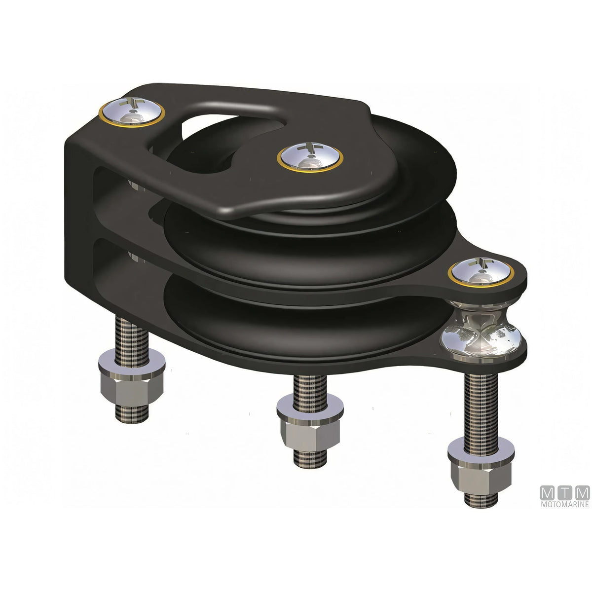 Antal bozzello puleggia 70 mm alluminio — Rinvio doppio