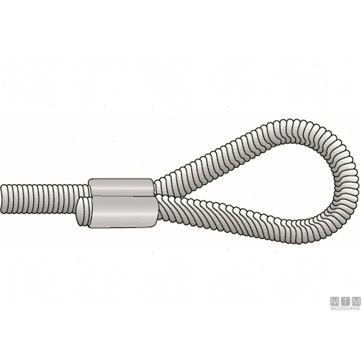 Manicotti in Alluminio per Impiombatura Cavi Acciaio — Ø 3 mm.