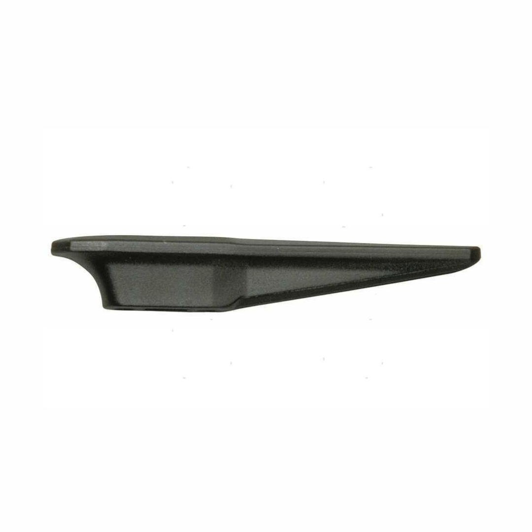 Bitta Jam 155 mm in plastica nera, forma allungata a punta con profilo aerodinamico