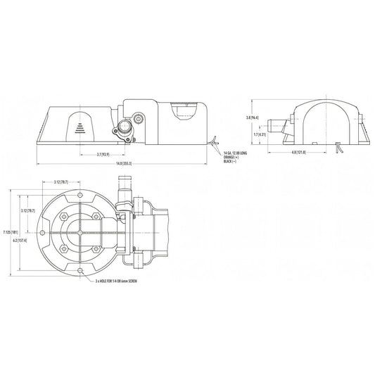Kit trasformazione WC Jabsco, seconda vista
