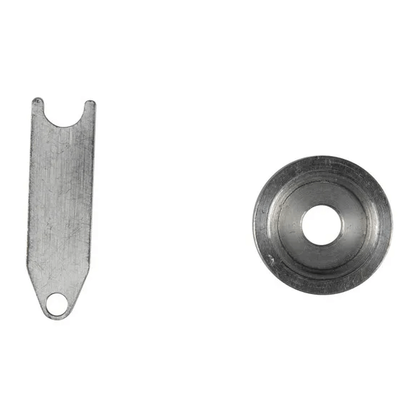 Kit anodi Garmin Kraken in zinco: linguetta piatta con foro e anodo circolare a cupola