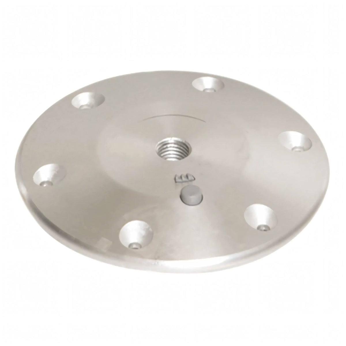 Base II in alluminio anodizzato satinato per supporto tavolo Twist Lock a filo pavimento Trem