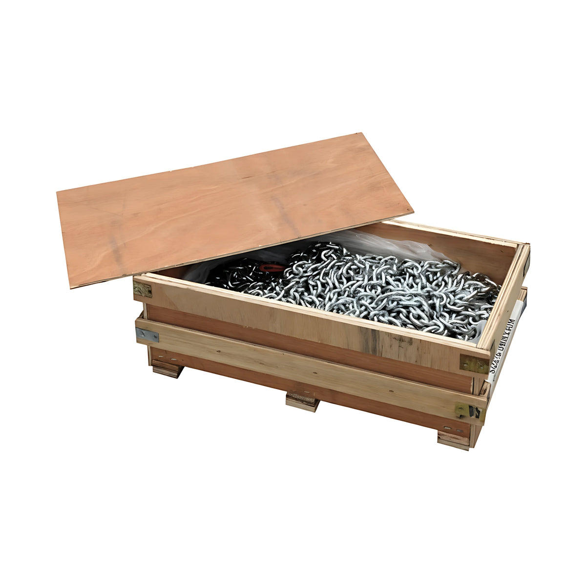 Catena calibrata zincata a fuoco 12 mm per salpa ancora e verricelli windlass disponibile in 25, 50, 75, 100 e 150 metri norma ISO
