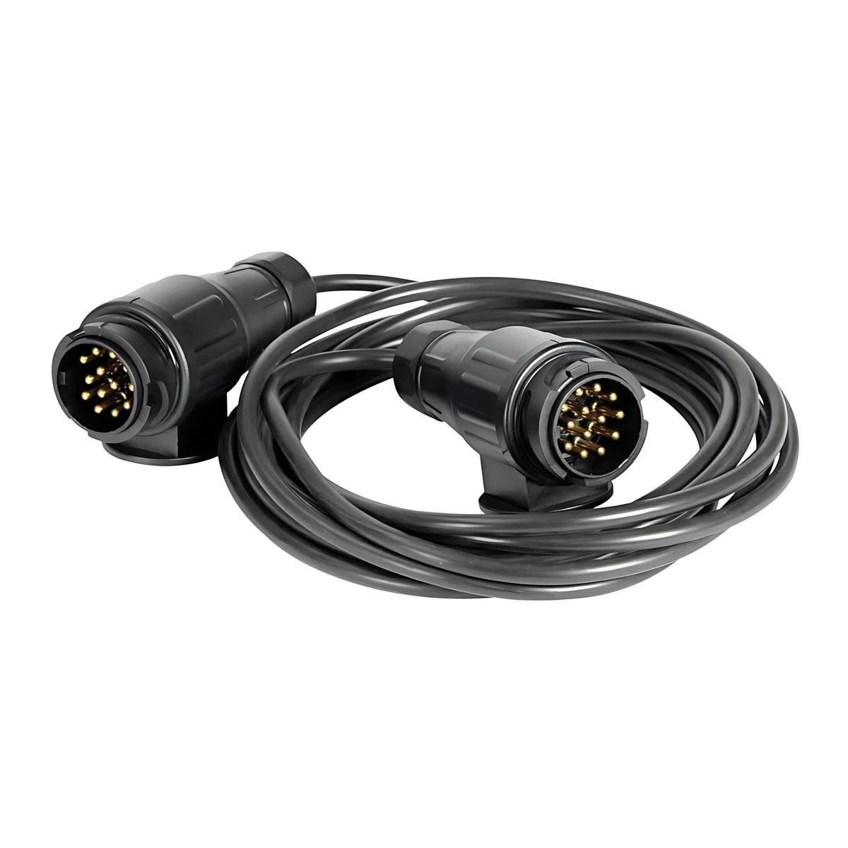 Cavo prolunga rimorchio 2 spine 13 poli 7 metri 12V con connessione europea impermeabile per carrelli portabarche