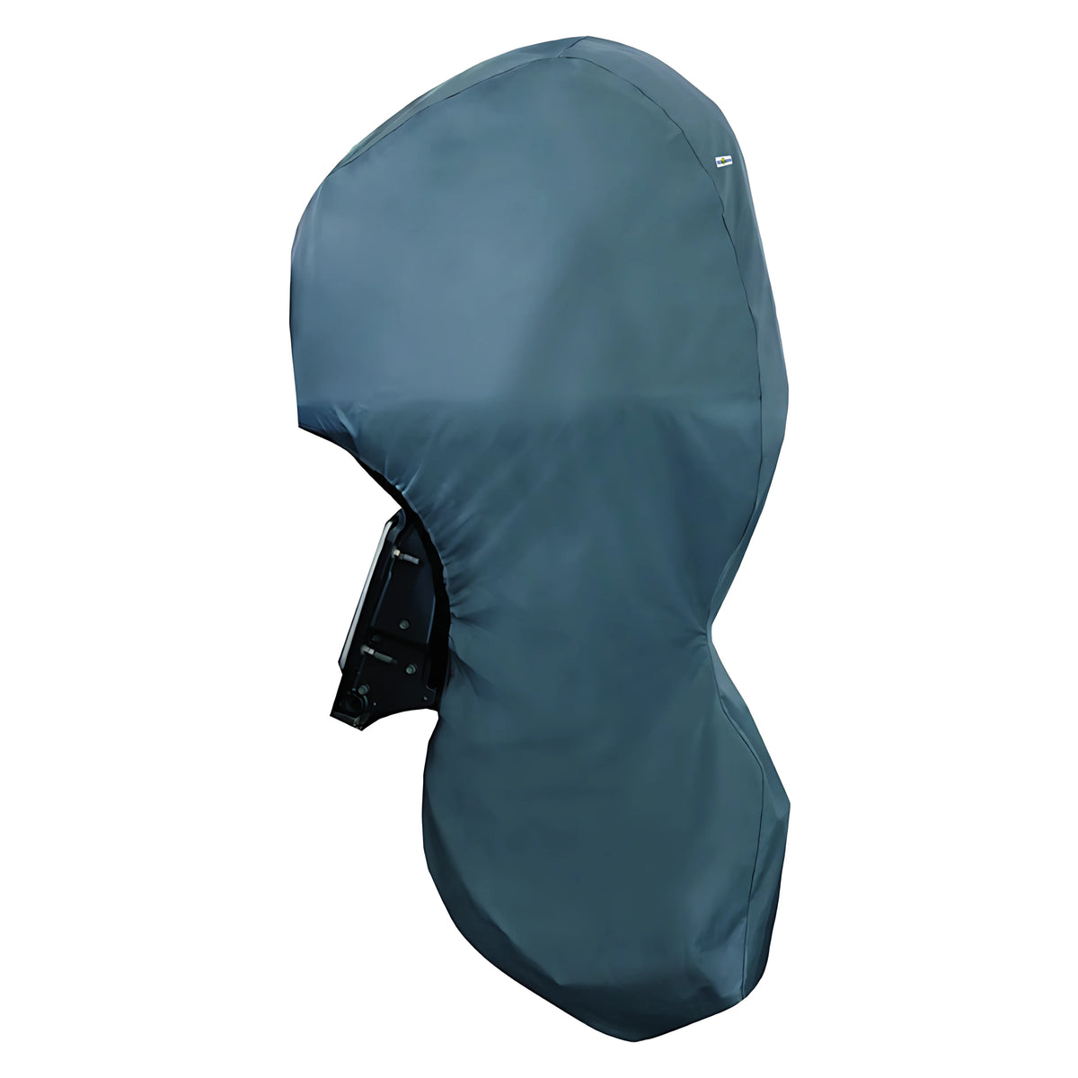 Coprimotore sartoriale Oceansouth grigio e blu per motori Yamaha a copertura completa con piede, impermeabile e traspirante