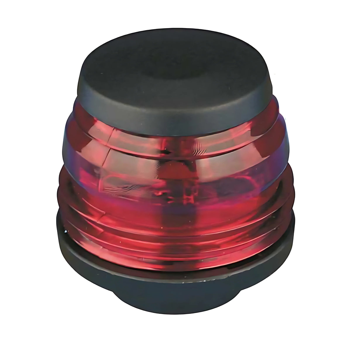 Fanale di navigazione circolare 360 gradi serie Compact, omologato RINA per barche fino a 12 metri. Disponibile con luce bianca o rossa e corpo bianco o nero.