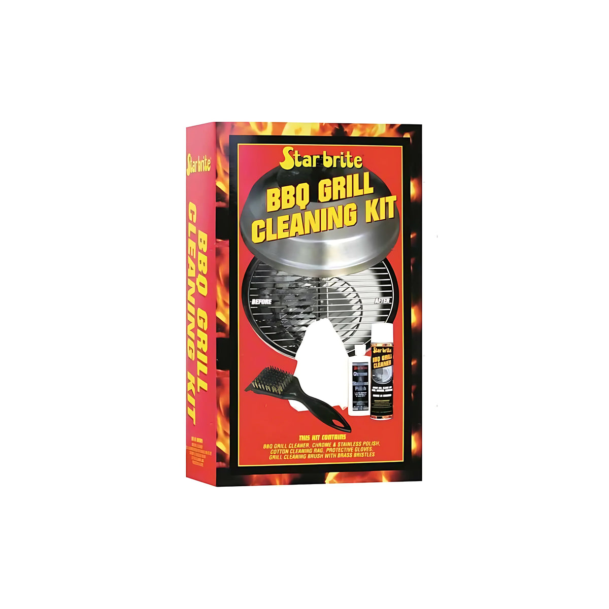 Kit pulizia grill e barbecue Star Brite BBQ Cleaning Kit con detergente lucido e spazzola