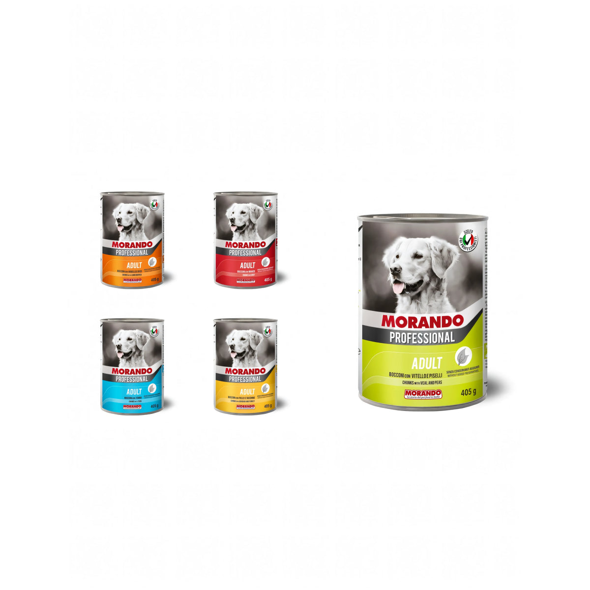 Bocconcini Morando per cani, confezione da 405 g
