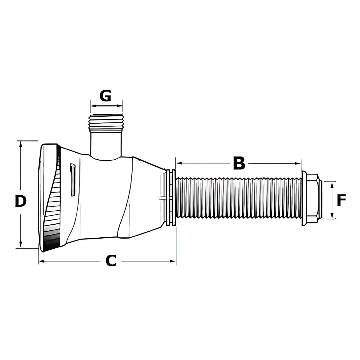 Pompa elettrica Attwood 12V 38 litri minuto per aerazione vasche pescato ed esche vive.