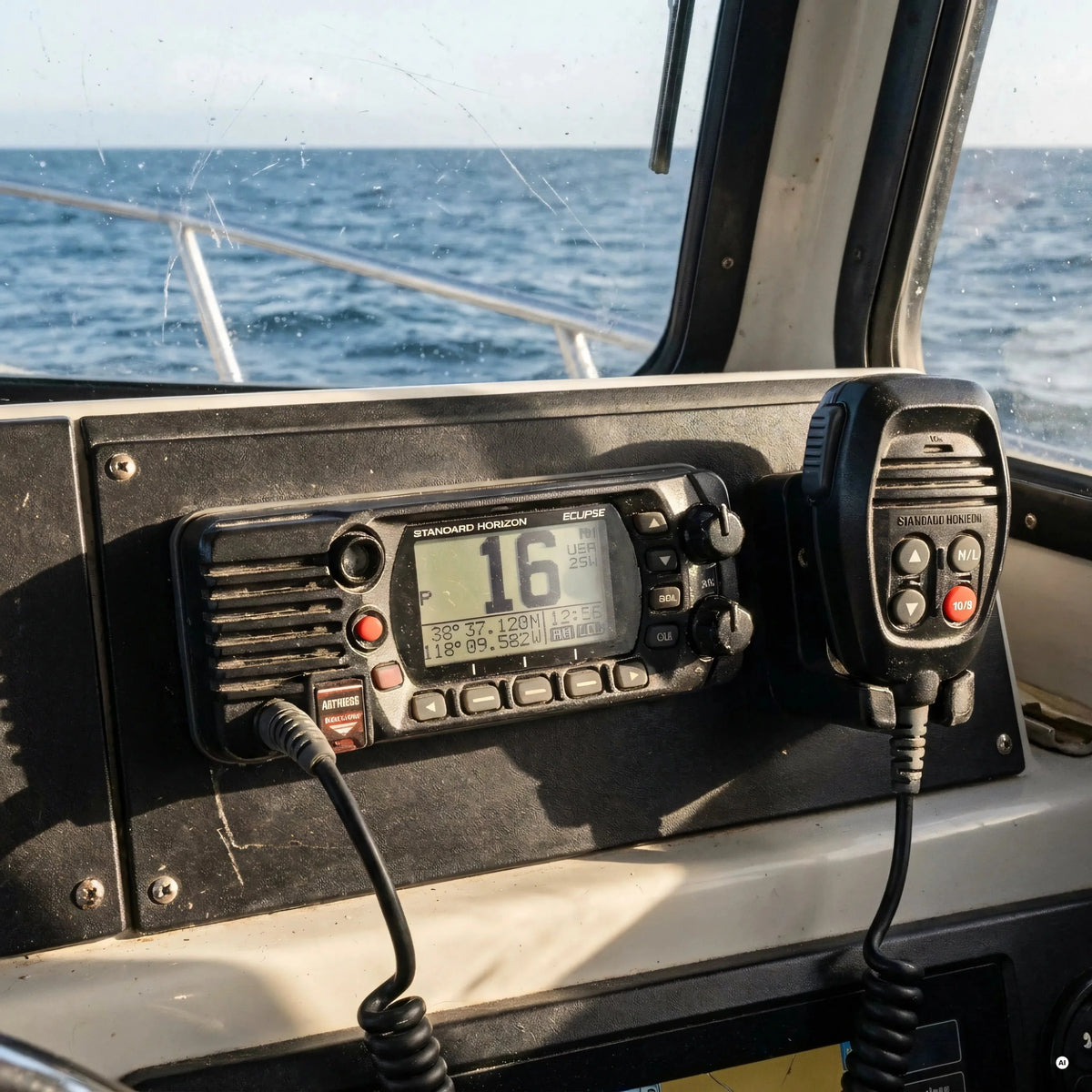 vhf standard horizon eclipse gps gx1400gps — in uso a bordo