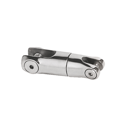 Giunto girevole trefoil inox lucido per ancora 20 kg, catena Ø 6/8 mm, vista laterale