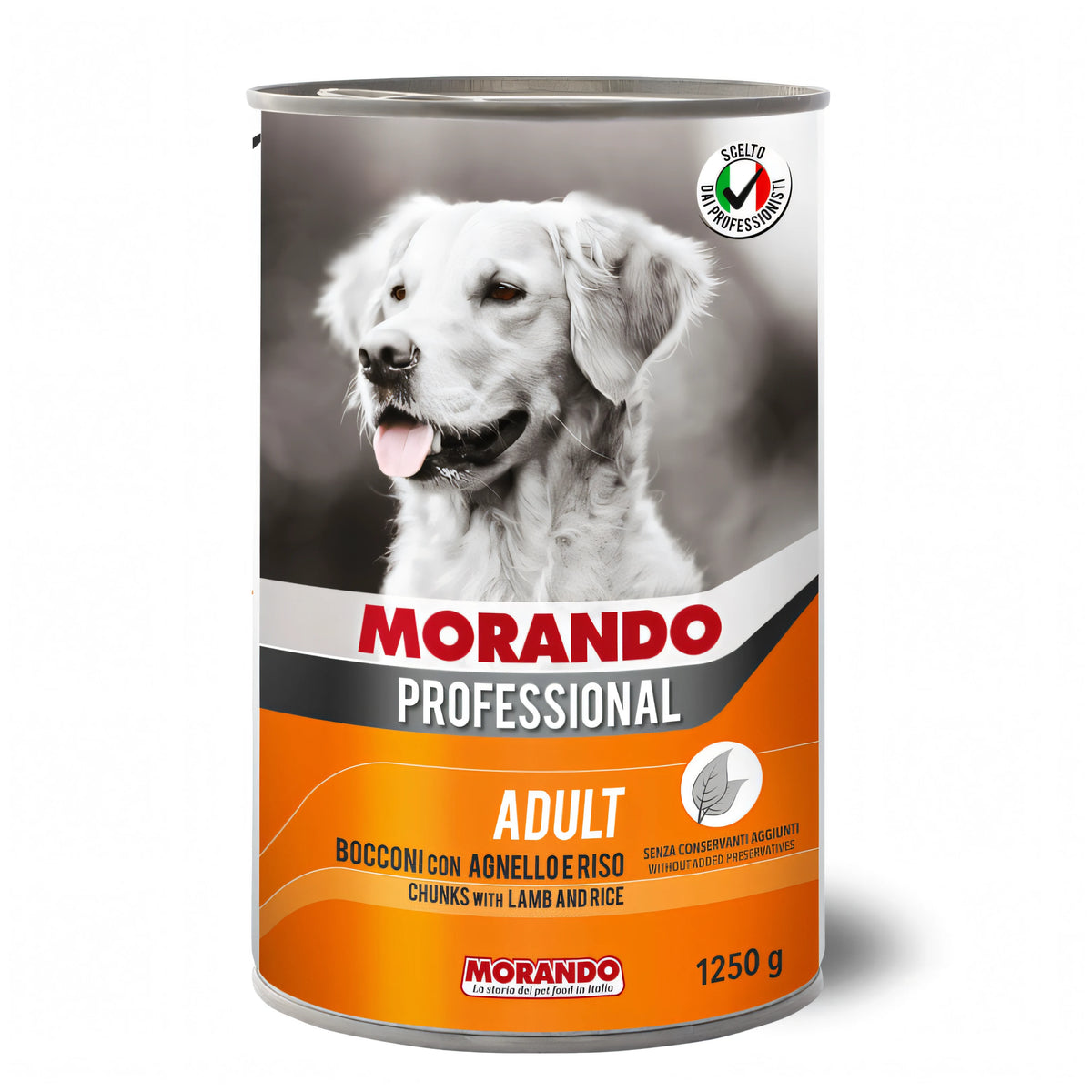 Bocconi Morando Professional per cani adulti, lattina 1250 g, agnello e riso