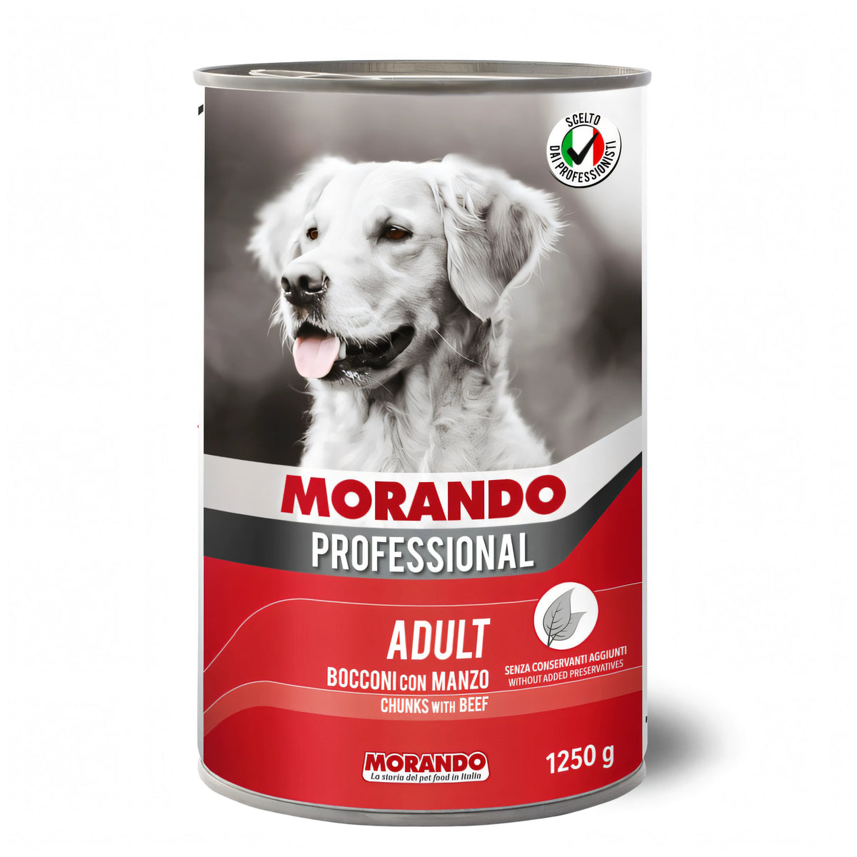 Bocconi Morando Professional per cani adulti, lattina 1250 g, manzo