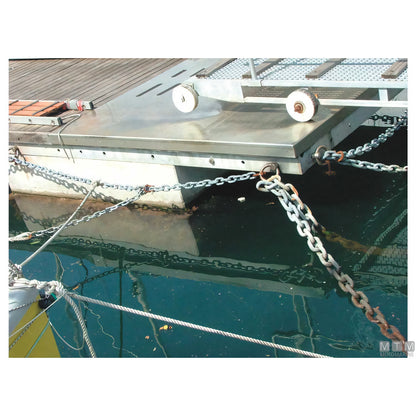 Catena lunga genovese zincata a caldo G30, bobina da 50 metri — Ø 6 mm — 50 m