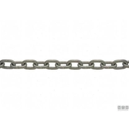 Catena lunga genovese zincata a caldo G30, bobina da 50 metri — Ø 6 mm — 50 m