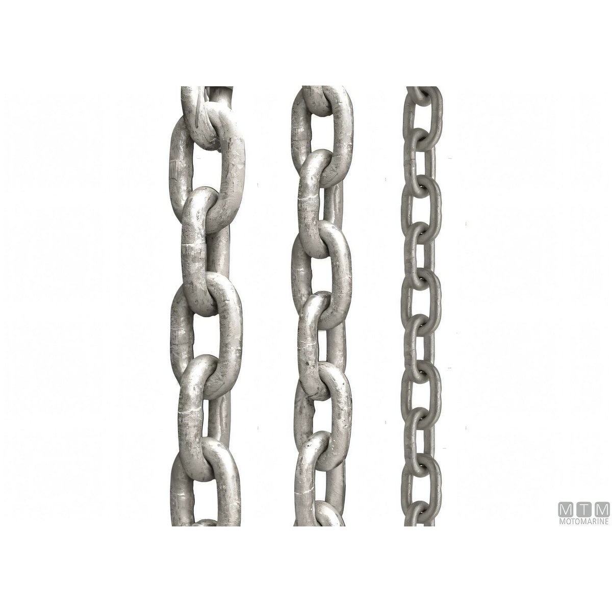 Catena lunga genovese zincata a caldo G30, bobina da 50 metri — Ø 6 mm — 50 m