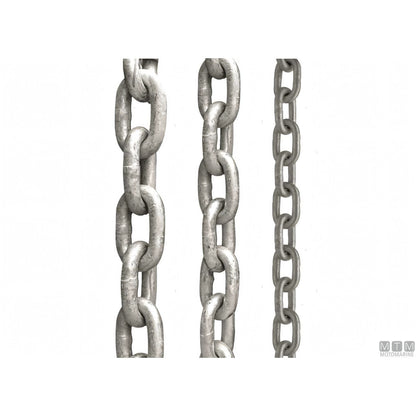 Catena lunga genovese zincata a caldo G30, bobina da 50 metri — Ø 6 mm — 50 m