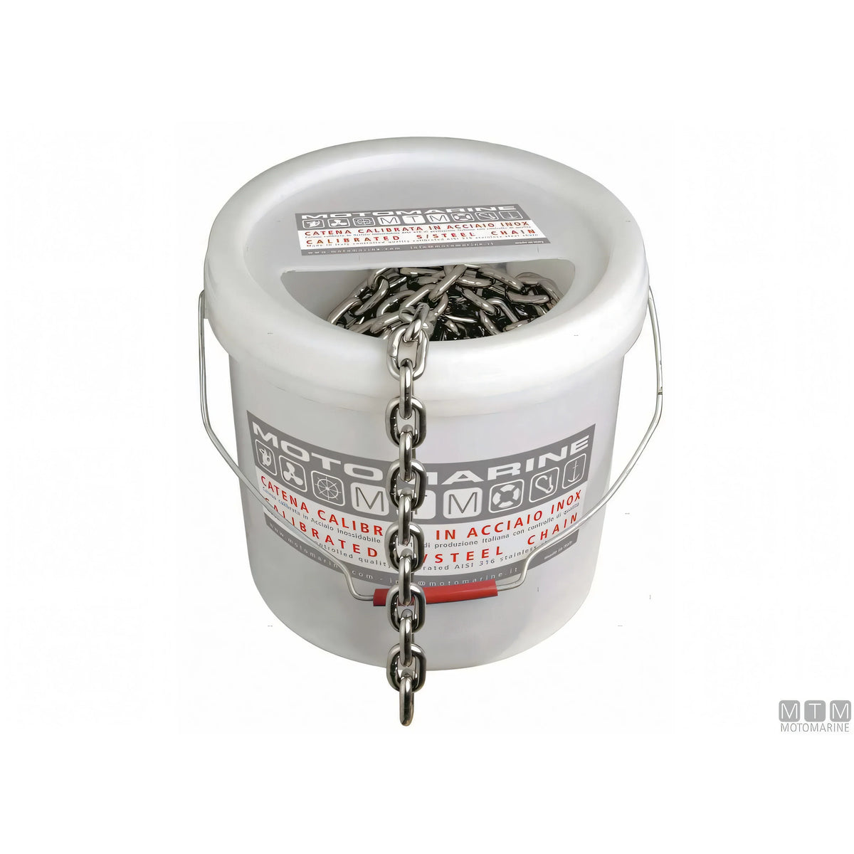 Motomarine Catena Calibrata Salpa Ancora Acciaio Inox 316 — vista 4