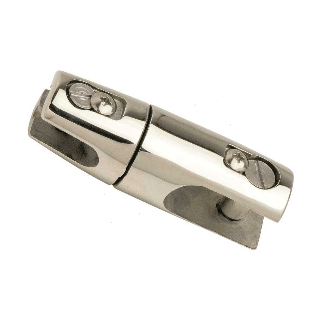 Giunto girevole ancora Douglas Marine in acciaio inox lucidato, doppio morsetto con viti, per catena Ø 10/12 mm
