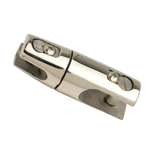 Giunto girevole ancora Douglas Marine in acciaio inox lucidato, doppio morsetto con viti, per catena Ø 10/12 mm