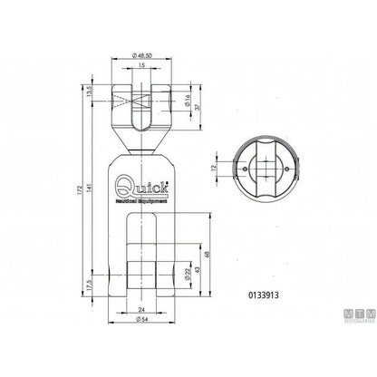 Giunto Ancora Girevole Olympic in Acciaio Inox 316 — Ø 8 mm