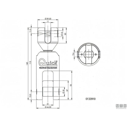 Quick Giunto Ancora Girevole Olympic Acciaio Inox 316 — vista 4