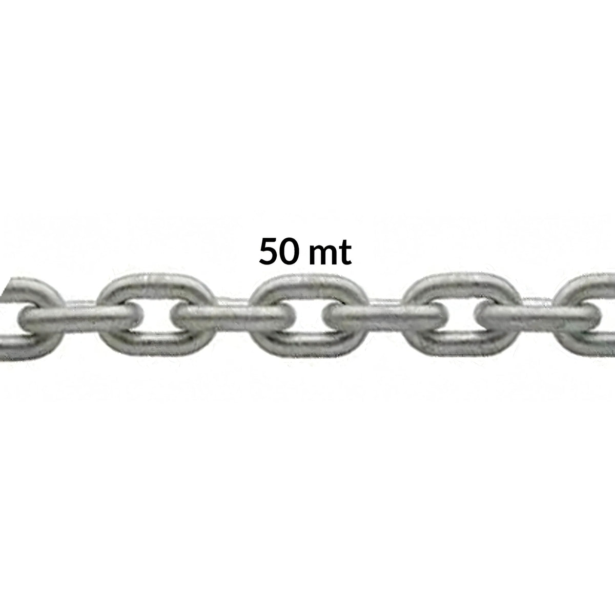 Catena calibrata zincata a caldo per verricello salpancora, maglie in acciaio