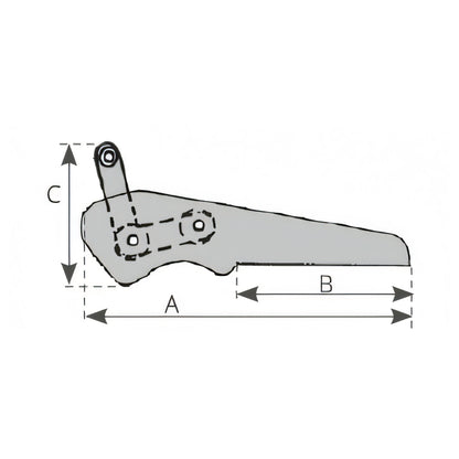 Musone Safe 425 mm, disegno tecnico