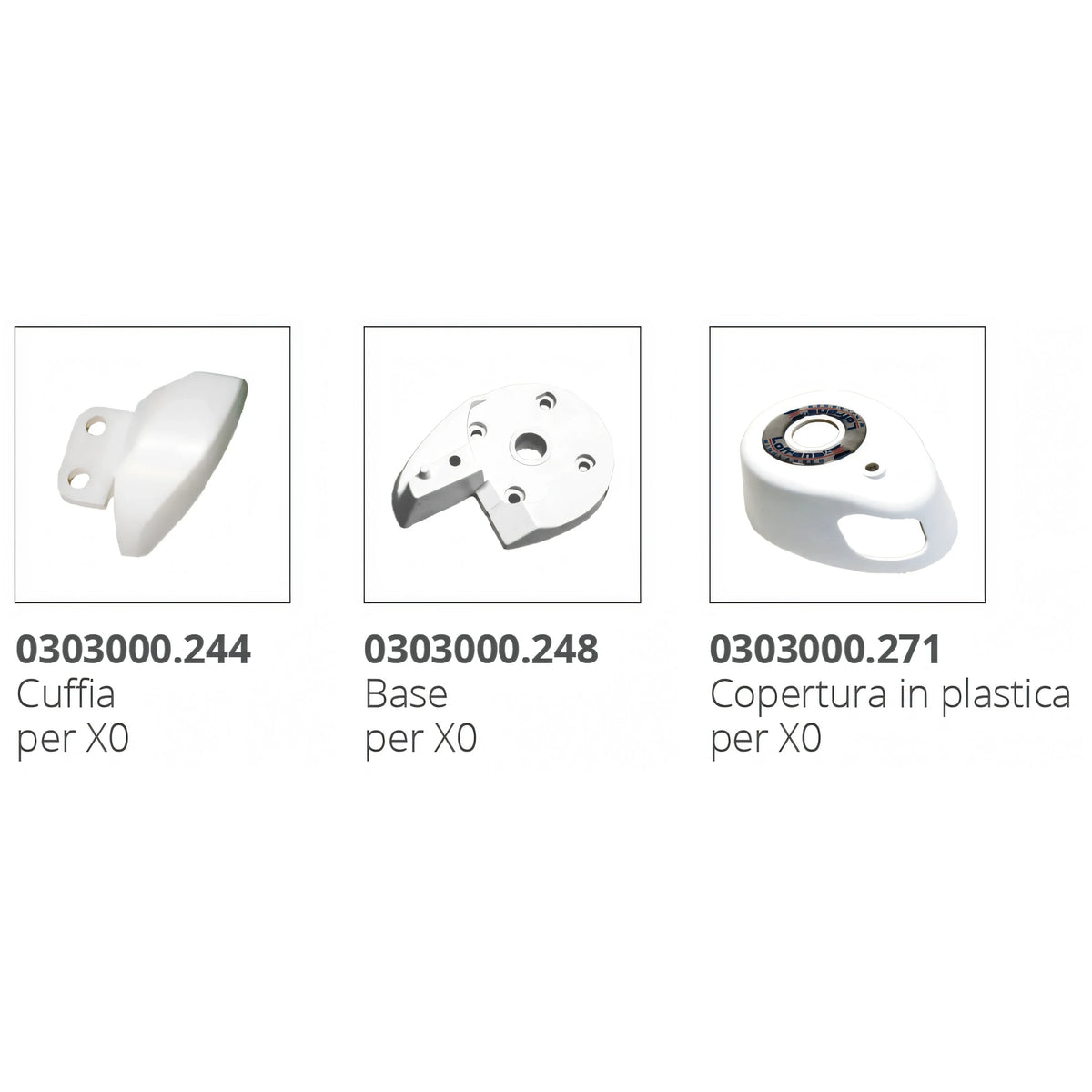Verricello Lofrans X0, disegno tecnico con dimensioni