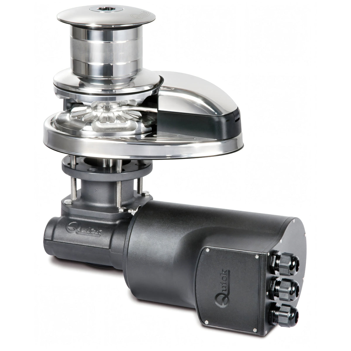 Verricello salpancora Quick DP3 con campana in acciaio inox AISI 316
