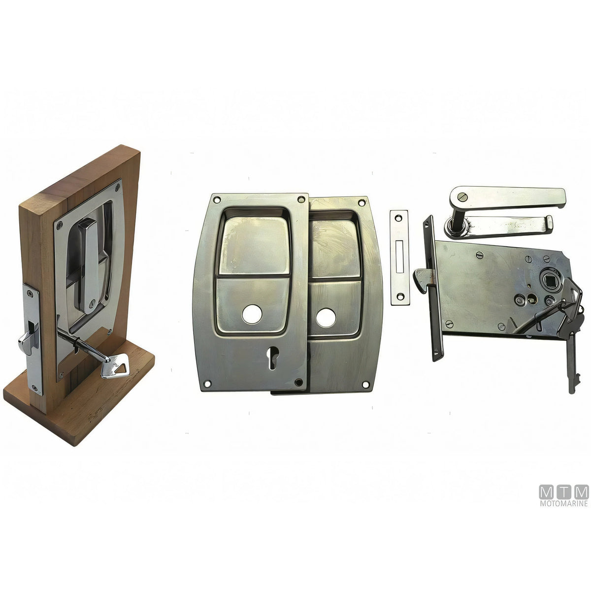 Motomarine Serratura da Infilare 3448 Acciaio Inox — 158 x 87 mm