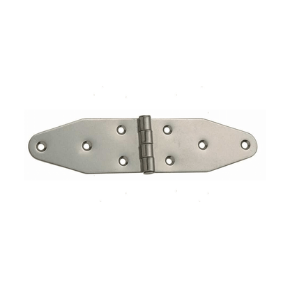 Cerniera a farfalla wing in acciaio inox satinato 40x90 mm con 8 fori