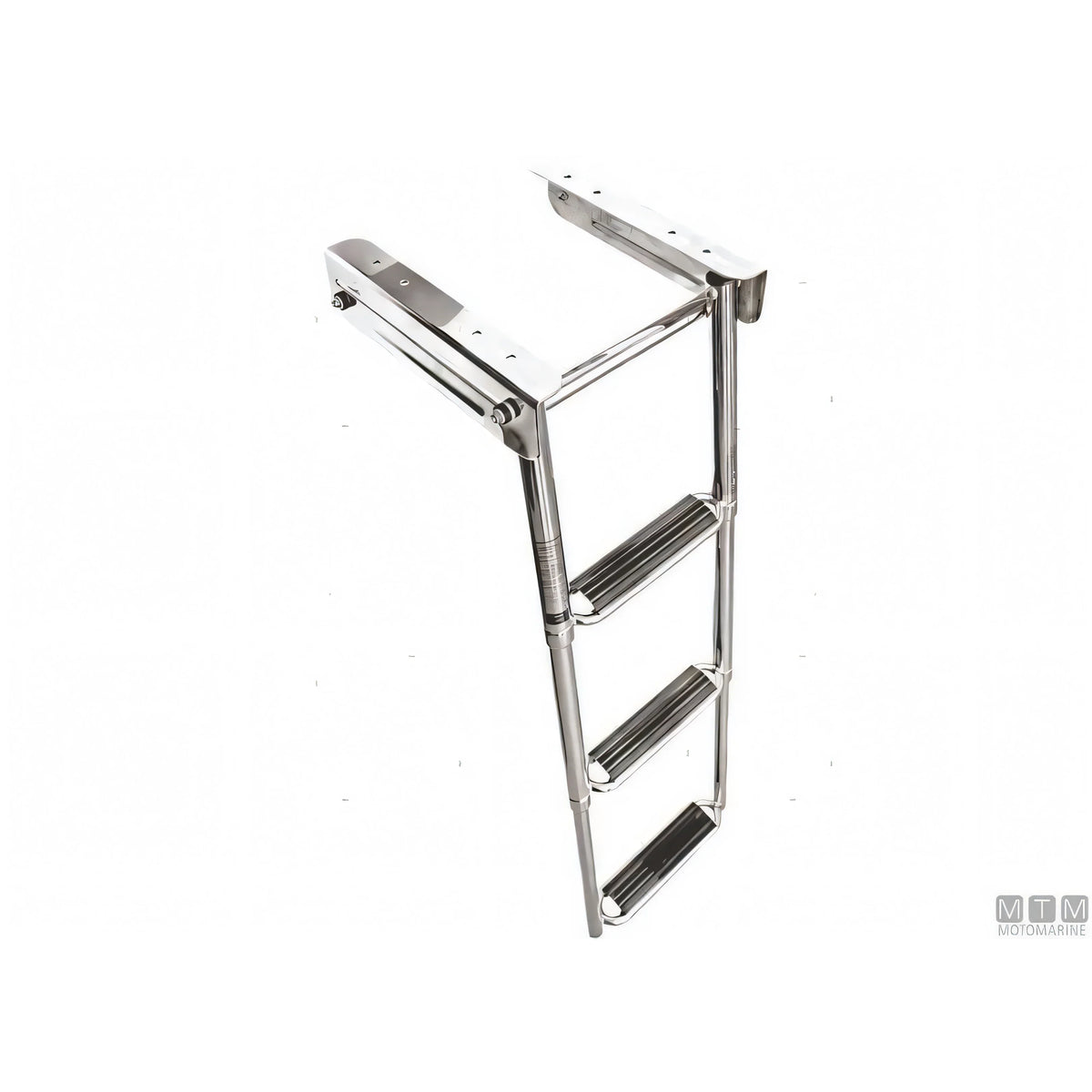Motomarine scaletta telescopica Comfort Wide Step acciaio inox — 3 gradini
