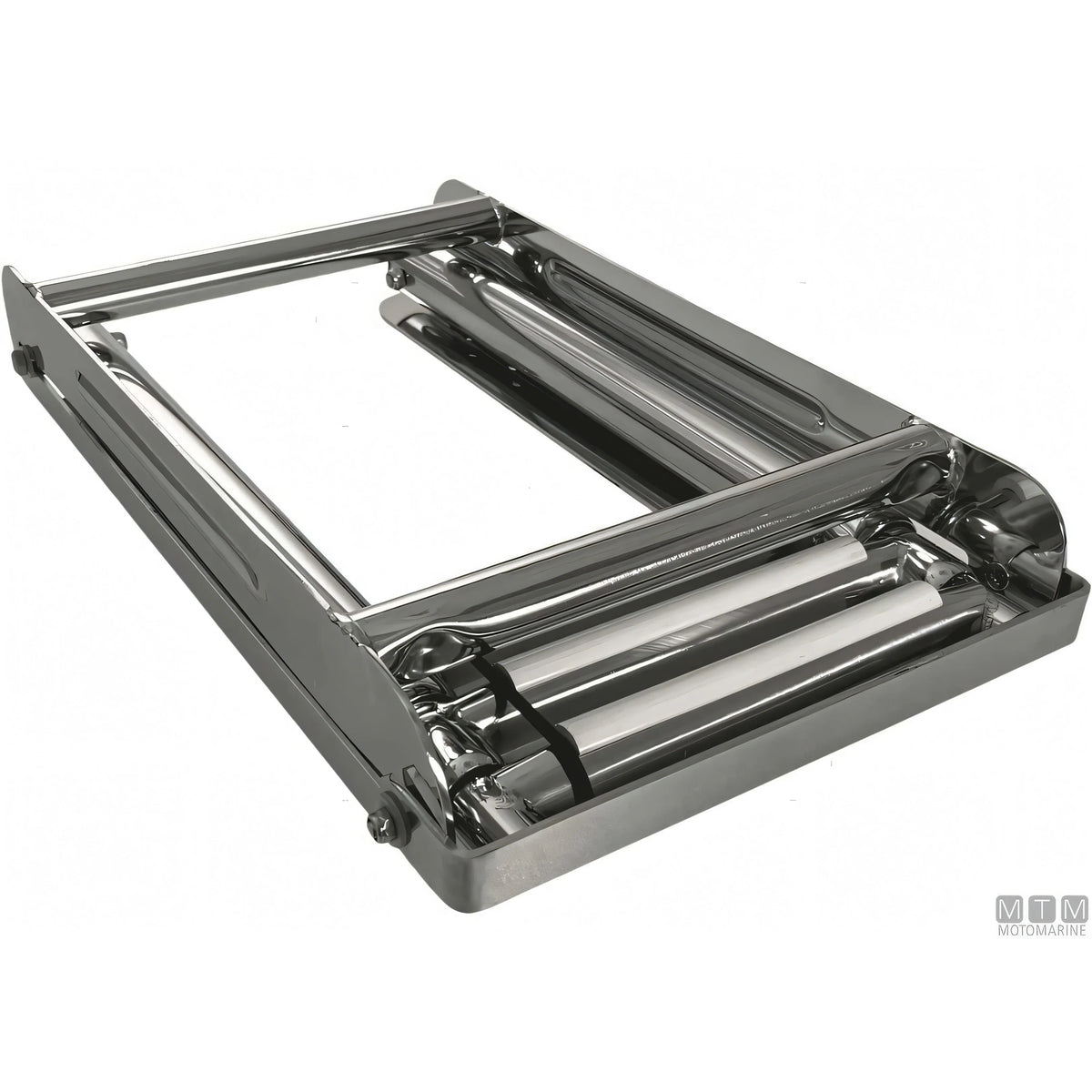 Motomarine scaletta telescopica slim acciaio inox — 3 gradini