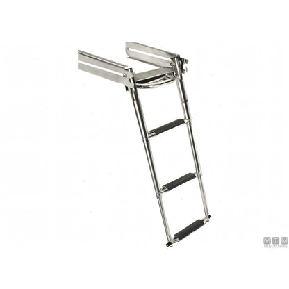 Motomarine scaletta telescopica acciaio inox — 3 gradini