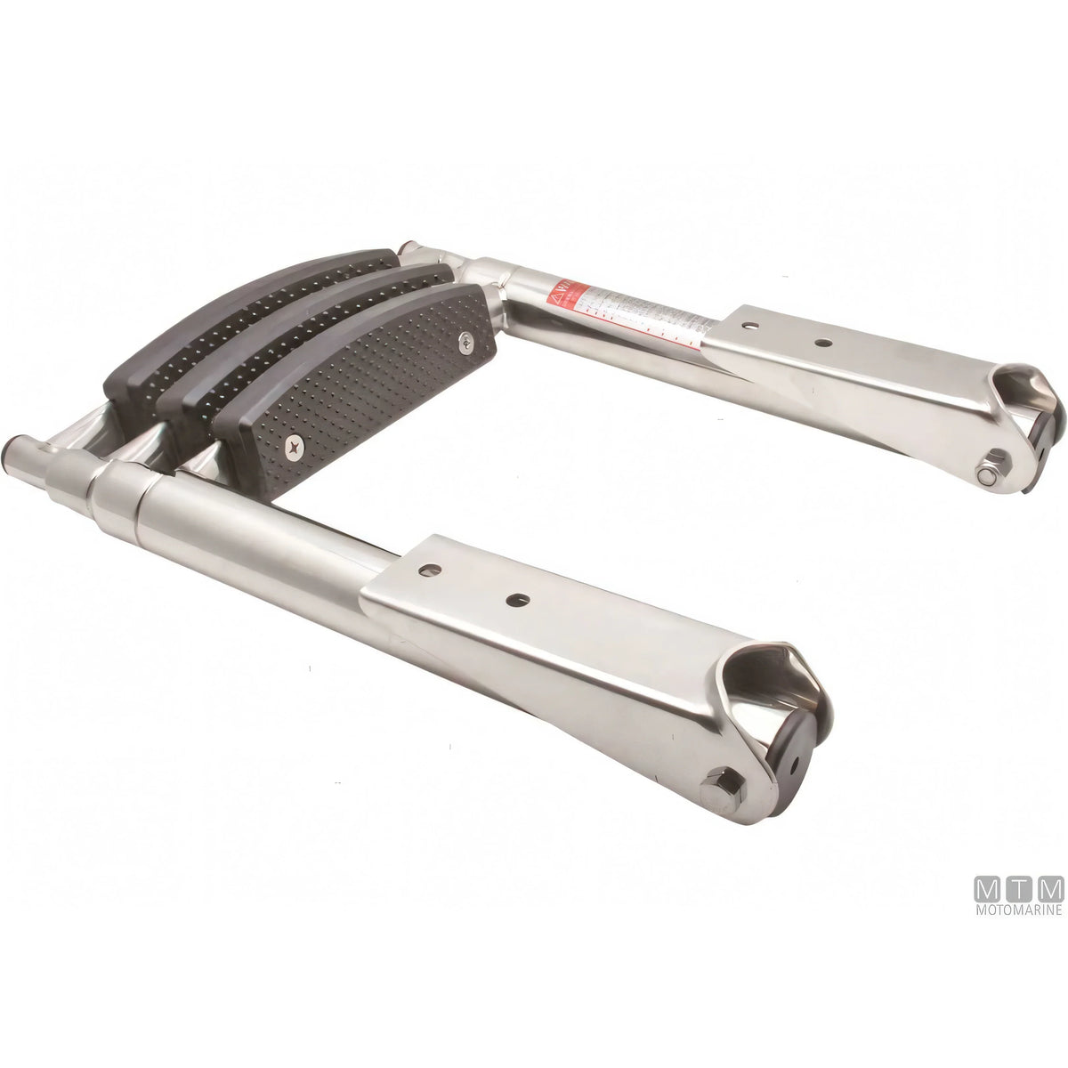 Motomarine scaletta telescopica per plancetta in acciaio inox — 3 gradini
