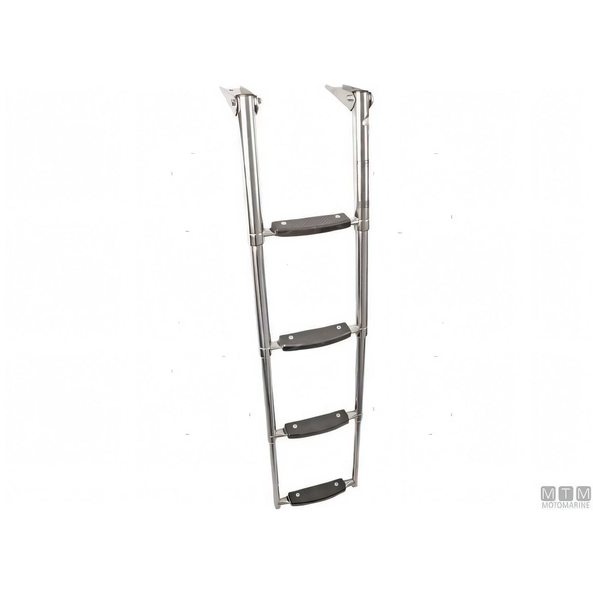 Motomarine scaletta telescopica per plancetta in acciaio inox — 4 gradini