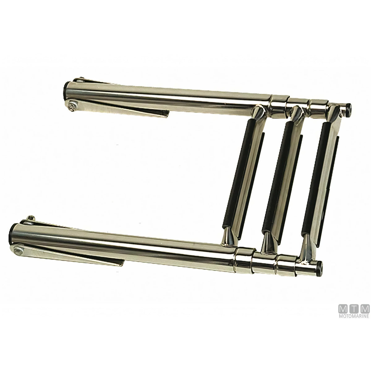 Motomarine scaletta telescopica slim acciaio inox — 3 gradini