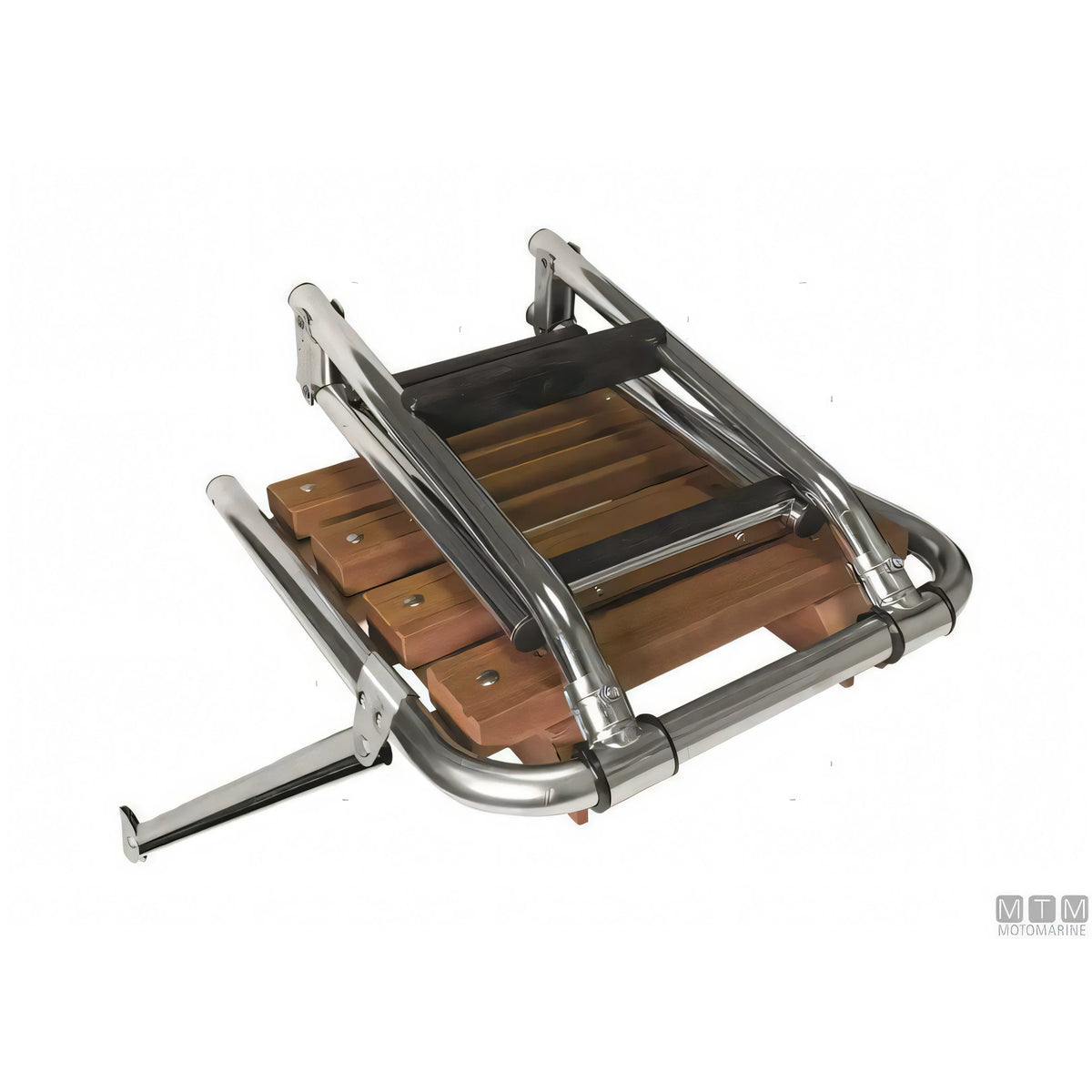 Plancetta Minox Motomarine con scaletta in acciaio inox e legno — S (2 gradini)