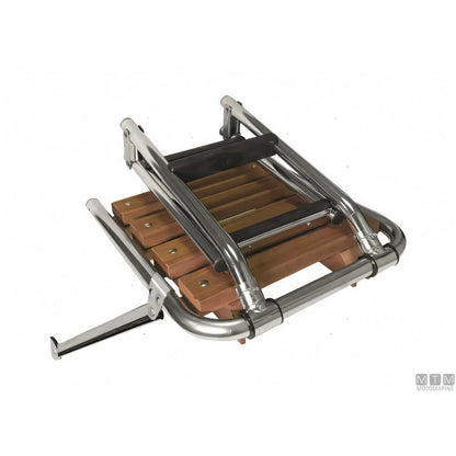 Plancetta Minox Motomarine con scaletta in acciaio inox e legno — S (2 gradini)