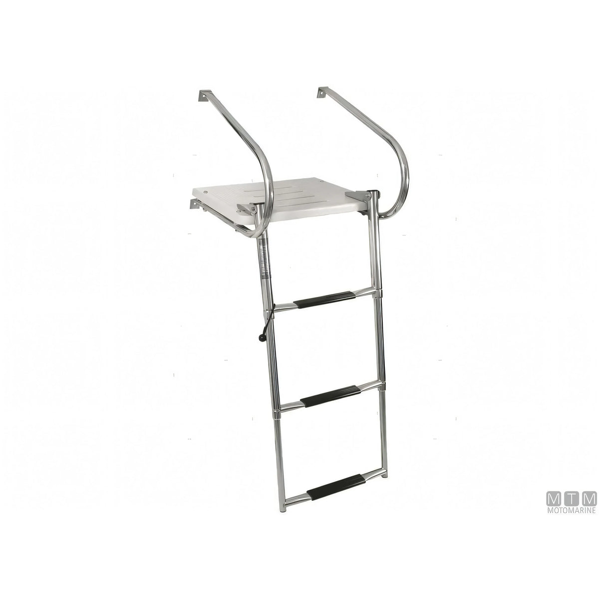 Motomarine plancetta con scaletta in acciaio inox e polimero — 355 x 450 mm