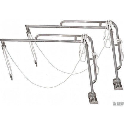 Motomarine coppia gruette on base acciaio inox 316 — Ø 42 mm