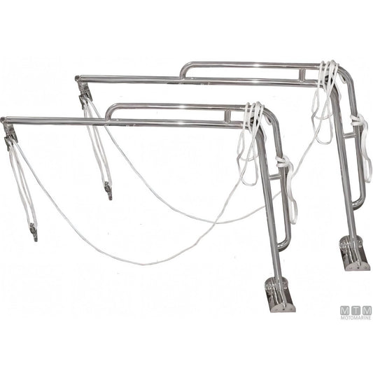 Motomarine coppia gruette on base acciaio inox 316 — Ø 42 mm