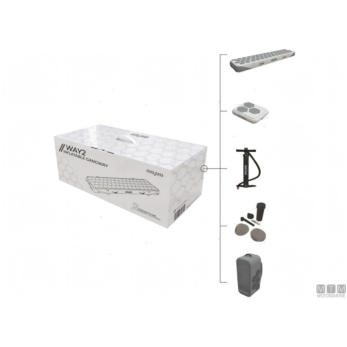 Easysea Way2 passerella gonfiabile 200 cm — 200 cm