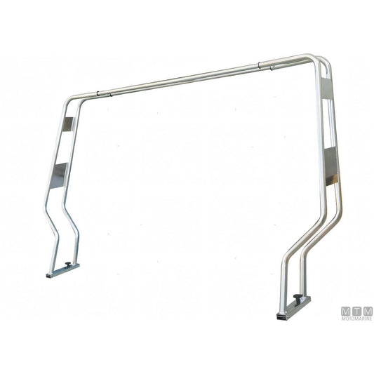 Motomarine rollbar regolabile doppio tubo sagomato acciaio inox 316 — Ø 30 mm