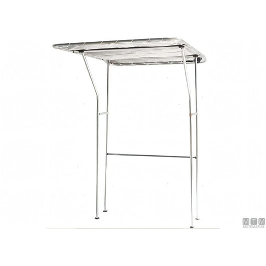 T-Top Motomarine in alluminio laccato e poliestere — Bianco