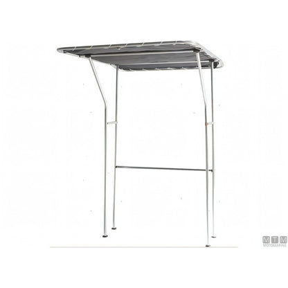 T-Top Motomarine in alluminio laccato e poliestere — Bianco