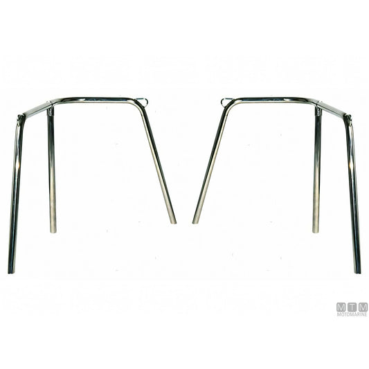 Motomarine pulpito di poppa Sail Stern acciaio inox 316 — H 45 cm