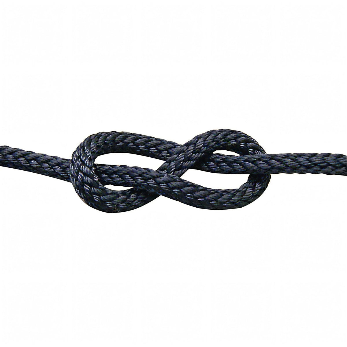 Bobina di treccia Roundline Cavalieri blu navy in poliestere a 12 legnoli